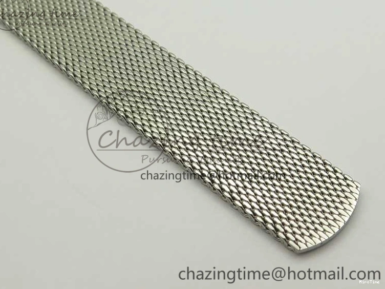 MIROTIME 0414 Portofino Automatic SS MKF 1:1 Best Edition White Dial On SS Mesh Bracelet A2892 V TechFriendly 7205